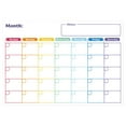 thumbnail image 1 of PRETXORVE Magnetic Monthly Plan Custom Refrigerator Magnet Erasable Planning information Board Soft Whiteboard Pet Writing Board, 1 of 1