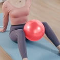thumbnail image 1 of PRETXORVE Mini Yoga Pilates 10 Inch Stability Exercise Training Fitness Burst Ball with Straw, 1 of 8