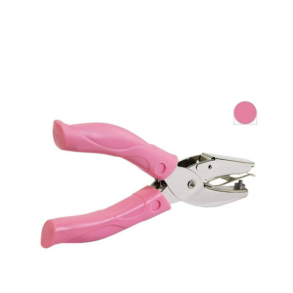 PRETXORVE Miniature Round Metal Hand Business Card Puncher