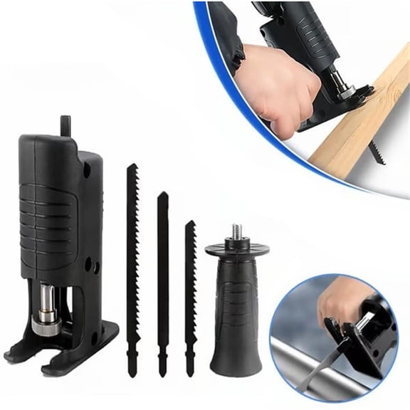 PRETXORVE Modified Drill Bit to Saw Blade Attachment Reciprocating Saw Drill Bit to Cutting Saw Portable Cutting tool