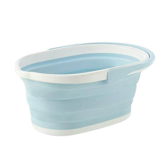 PRETXORVE Mop, Mops for Floor Cleaning, Large Mop Bucket with Handle for House Cleaning, Space Saving Outdoor Multiuse Foldable Water Pail for Camping, Fishing