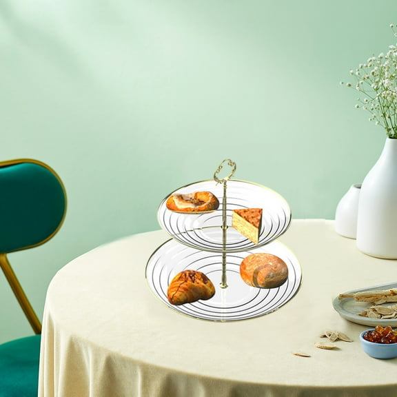 PRETXORVE Multi-layer Fruit Cake Candy Tray foreground Placed Snacks Snacks Living Room Coffee Table Household