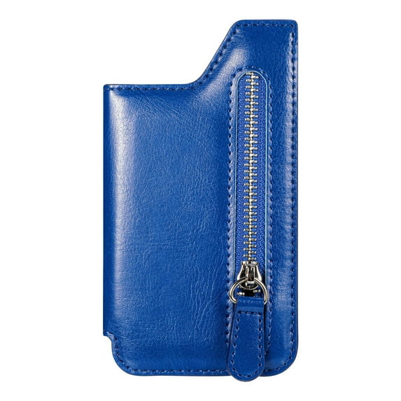 PRETXORVE Multifunctional Adhesive Phone Wallet Card Holder,Mobile Phone Card Case, Card Cover, Multiple Card Holder, Zipper, Hand Back Sticker Card Case