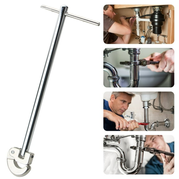 PRETXORVE Multipurpose Sink Wrench, Faucet Wrench, Crescent Wrench, Large Bathroom Wrench