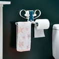 thumbnail image 1 of PRETXORVE No-hole Coat Rack Storage Balcony Drying Rack Clip Hooks Tissue towel Storage Rack Washer Shelves, 1 of 6