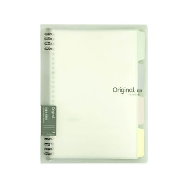 PRETXORVE Notebook B5 Loose Leaf Notebook with Thickened Skin Feel Student Notebook