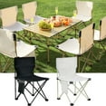 thumbnail image 1 of PRETXORVE Outdoor Folding Chair Camping Picnic Portable Folding Chair Backrest Fishing Chair Home Excursion Multifunctional Leisure Sketching Chair, 1 of 2