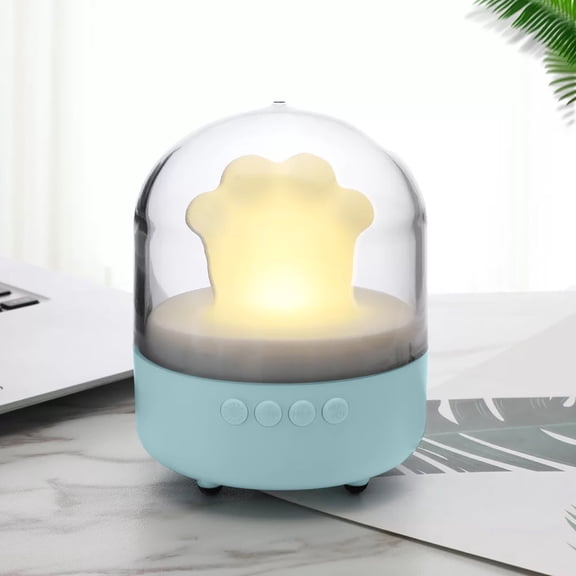 PRETXORVE Pet Paw Lamp, Bluetooth Audio Speaker Night Light, intelligent Alarm Clock Portable Wireless Bedroom Bedside Reading Light, Music Sleep Light With Speaker Function