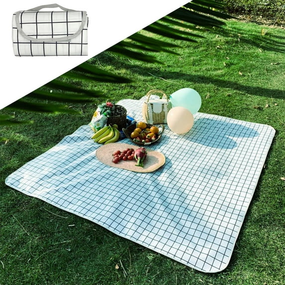 PRETXORVE Picnic Blanket, 78x78 Inches Wind Picnic Cloth Beach Mat Outdoor Mat Camping Watertight and Damp-proof Beach Portable Mat Light and Foldable Outdoor Camping Picnic Mat