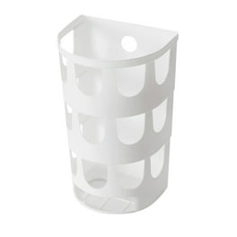 XMMSWDLA Plastic Bag Holder Wall Mount Adhesive Grocery Bag Holder and Dispenser for Plastic Bags Home Kitchen Shopping Bags Carrier Storage
