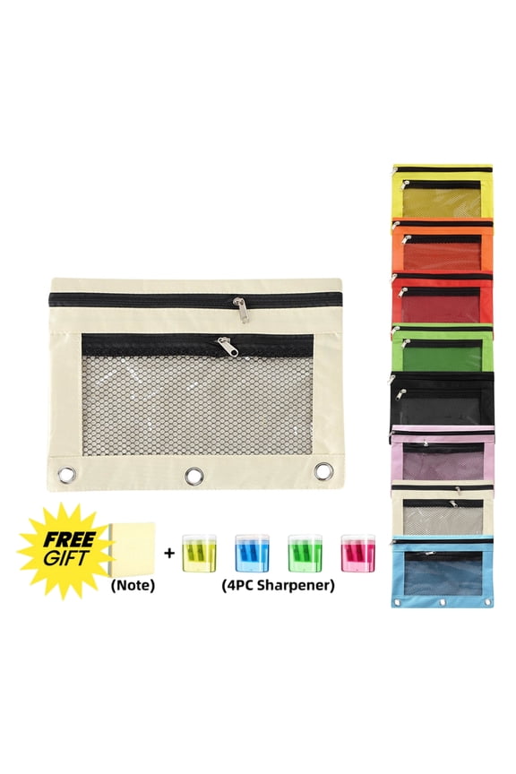 Plastic Pencil Case with Snap-Tight Lid, Clear