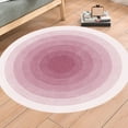 thumbnail image 1 of PRETXORVE Round Carpet Living Room Cream Wind Sofa Coffee Table Bedroom Bedside Study Soundproof Floor Cushion, 1 of 6