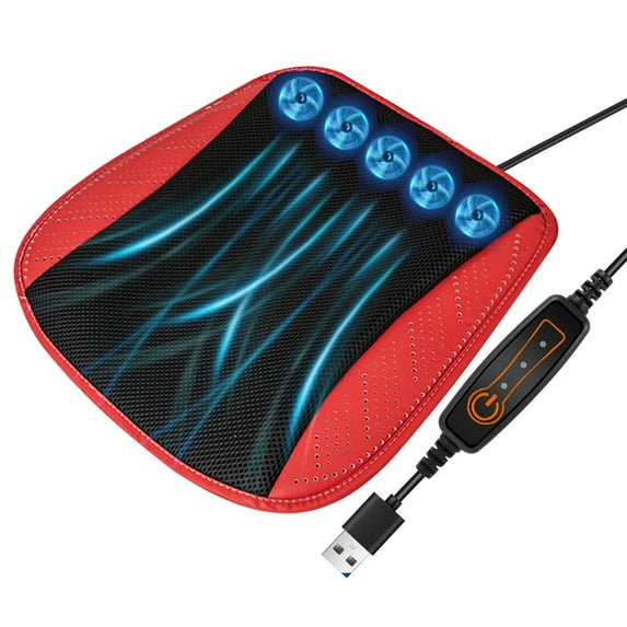 PRETXORVE Seat Cushion, Chair Cushions, Office Chair Cushion, Car Summer CoolingSeat Cushion with USB Fan