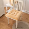 thumbnail image 1 of PRETXORVE Seat Cushion, Chair Cushions, Office Chair Cushion, Lambswool 9 Pin Cushion Office Thickened Cushion Winter Dormitory Soft Cushion Double-sided Heightened Chair Cushion Fart Pad Warm Pad, 1 of 6