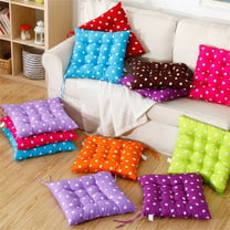 PRETXORVE Seat Cushion, Chair Cushions, Office Chair Cushion, Polka Chair Cushion Garden Dining Home Office Seat Soft Pad 40x40cm