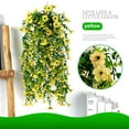thumbnail image 1 of PRETXORVE Simulated Orchid Wall Hanging Decorative Wall Ceiling Yugali Hanging Rattan Camellia Chlorophytum Comosum, 1 of 6