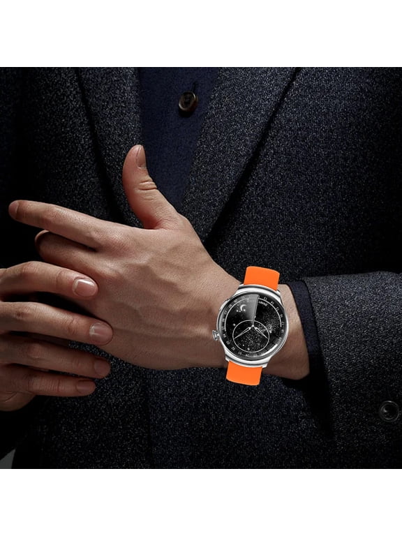Smart Wearable Watch Multifunction HD Round Screen Wireless Magnetic Charging Custom Dial Motion Record IP68 Watertightness Bluetooth Music Playback Function