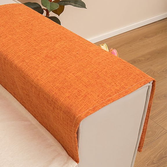 PRETXORVE Sofa Cover, Sofa Cover Washable, Summer Sofa Armrest Cover Fabric Widened Imitation Linen Cover Cover Cover Cushion Summer Universal Drape