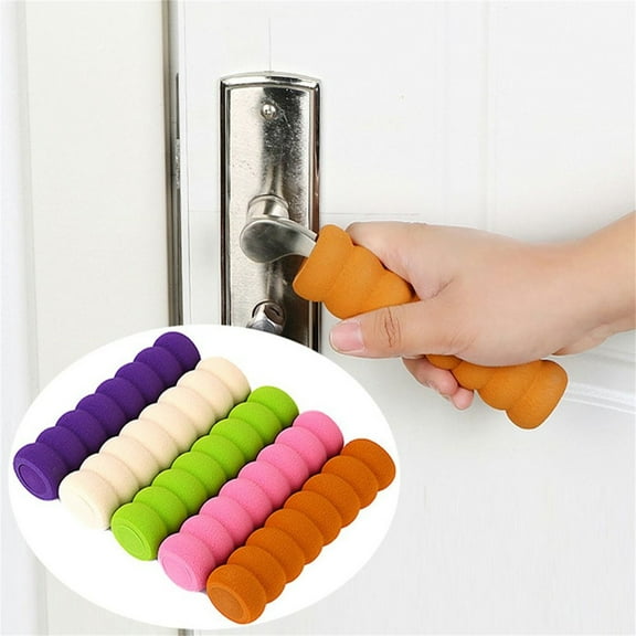 PRETXORVE Soft Foam Door Handle Knob Cover Protector- Protective