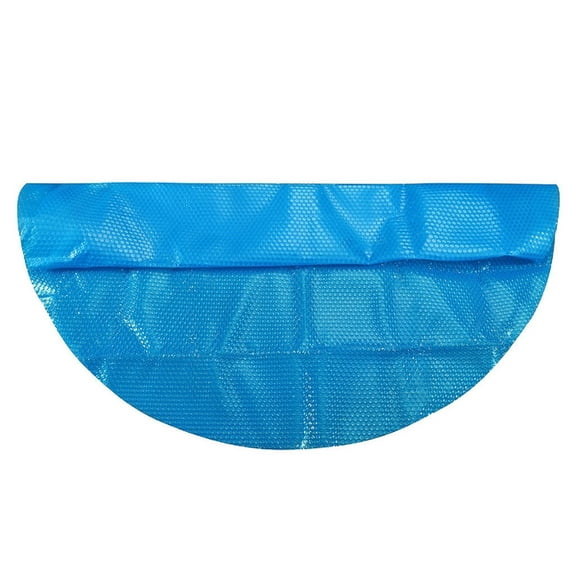 PRETXORVE Solar Lights, Outdoor Swimming Pool Cover PE Swimming Pool Cover Heart-shaped Swimming Pool Insulation Film Circular Solar Swimming Pool Cover
