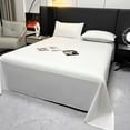 thumbnail image 1 of PRETXORVE Solid Color Ease Friendly Washable Sheets Luxurious Silk Bedding, 1 of 6