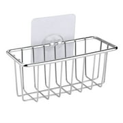 PRETXORVE Stainless Steel Sponge Holder Sink Caddy Shelf Sponge Storage Organizer