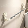thumbnail image 1 of PRETXORVE Suction Cup towel Rack Strong No Hole Bathroom towel Rack Wall Mounted Bathroom Rack, 1 of 3