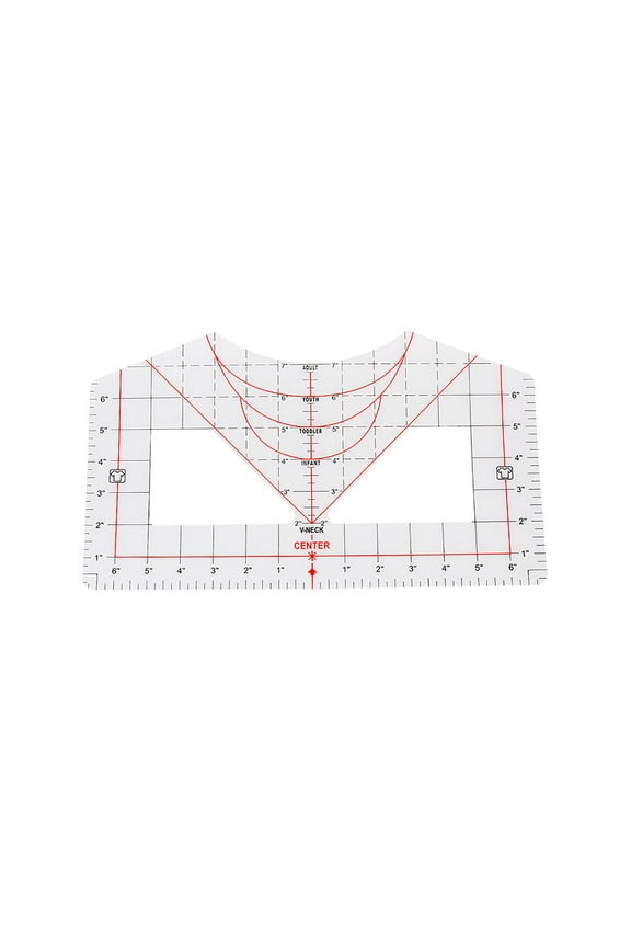 T-Shirt Ruler Guide, Used for Vinyl Alignment
