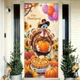 thumbnail image 1 of PRETXORVE Thanksgiving Decorations, Fall Decor, Thanksgiving Window Front Door Decoration Door Curtain Hanging Cloth Courtyard indoor and Outdoor Party Decoration Props, 1 of 7