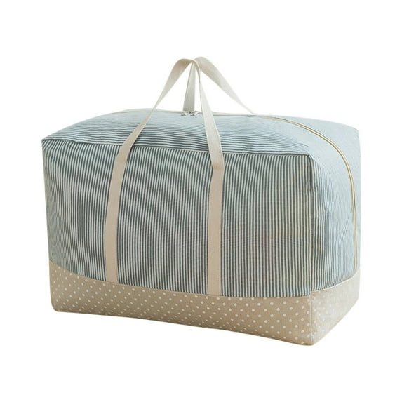 PRETXORVE Thickened Coarse and Linen Clothing Quilt Storage Bag Quilt Bag Washable Storage Bag Soft Storage Box Moving Bag