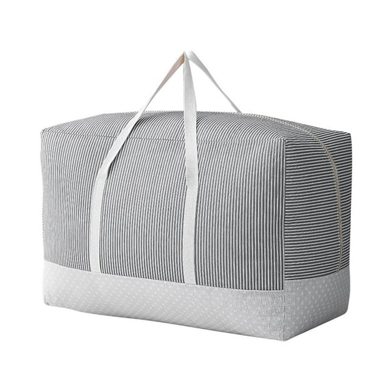 PRETXORVE Thickened Coarse and Linen Clothing Quilt Storage Bag Quilt Bag Washable Storage Bag Soft Storage Box Moving Bag