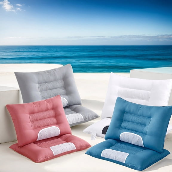 PRETXORVE Three-dimensional Single-sided Magnet Cassia Student Dormitory Single Double Bed and Breakfast Pillow Core Neck Pillow