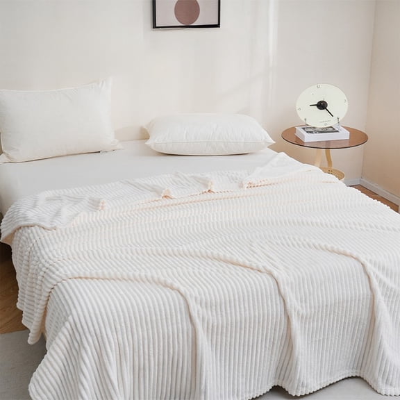 PRETXORVE Throw Blanket, Blanket Solid Color Blanket Noon Sleeping Blanket