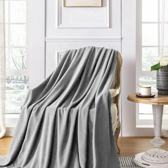 PRETXORVE Throw Blanket, Fleece Throw Blanket for Couch Lightweight Fuzzy Cozy Soft Blankets and Throws for Sofa, 50x60 Inches