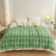 thumbnail image 1 of PRETXORVE Throw Blanket, Multifunctional Cover Blanket Napping Blanket Flannel Gift Small Blanket Napping Blanket Color Flannel Blanket, 1 of 9