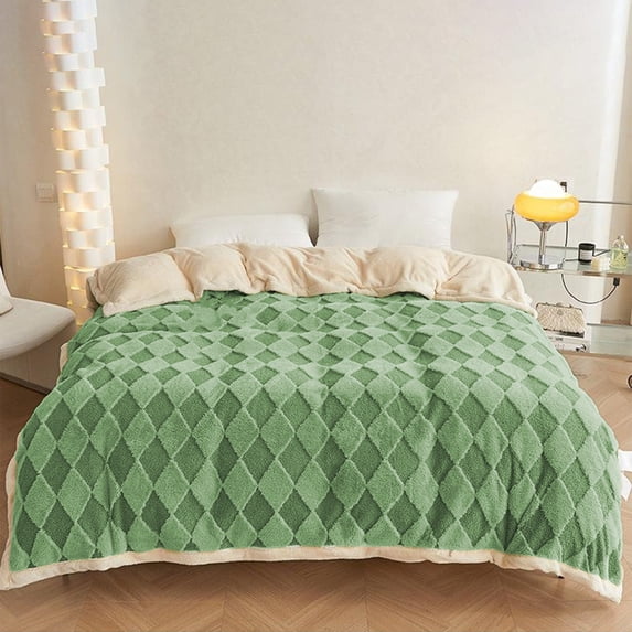 PRETXORVE Throw Blanket, Multifunctional Cover Blanket Napping Blanket Flannel Gift Small Blanket Napping Blanket Color Flannel Blanket