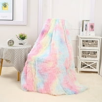 PRETXORVE Throw Blanket, Plain Color Double-sided Velvet Window Blanket Bedside Bed Tail Blanket Double-layer Velvet Conditioning Blanket White Blanket Sofa Blanket Cover Blanket