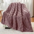 thumbnail image 1 of PRETXORVE Throw Blanket, Winter Bed Blanket Thermal Throw Blanket Lightweight Bed Throw Breathable Soft Comfortable Machine Washable Blanket for all Season, 1 of 7