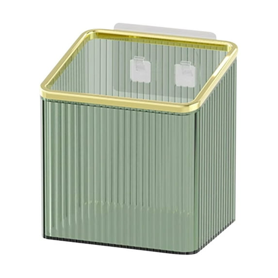 Summer Savings! PRETXORVE Toothbrush Holders Luxury and High Beauty Bathroom Toothbrush, Toothpaste, Comb Storage Rack Bathroom Perforated Free Wall Mounted Wash Table Storage Container