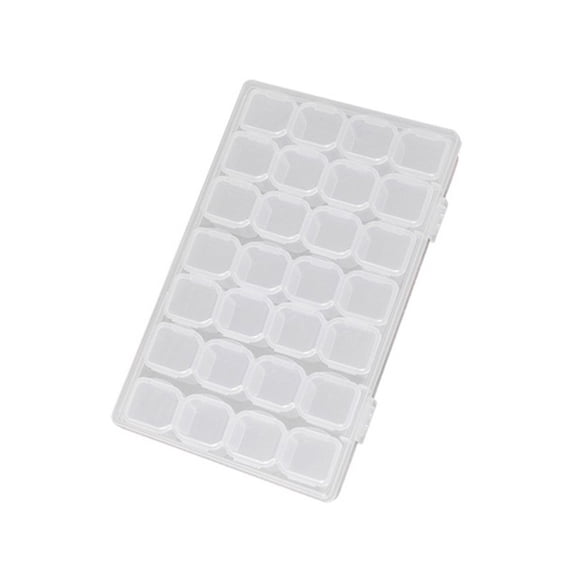 PRETXORVE Transparent Partition Assembly Jewelry Storage Box, Earring Ring Partition Assembly Jewelry Box, Jewelry Box Storage Box, Jewelry Partition Portable Sorting Box