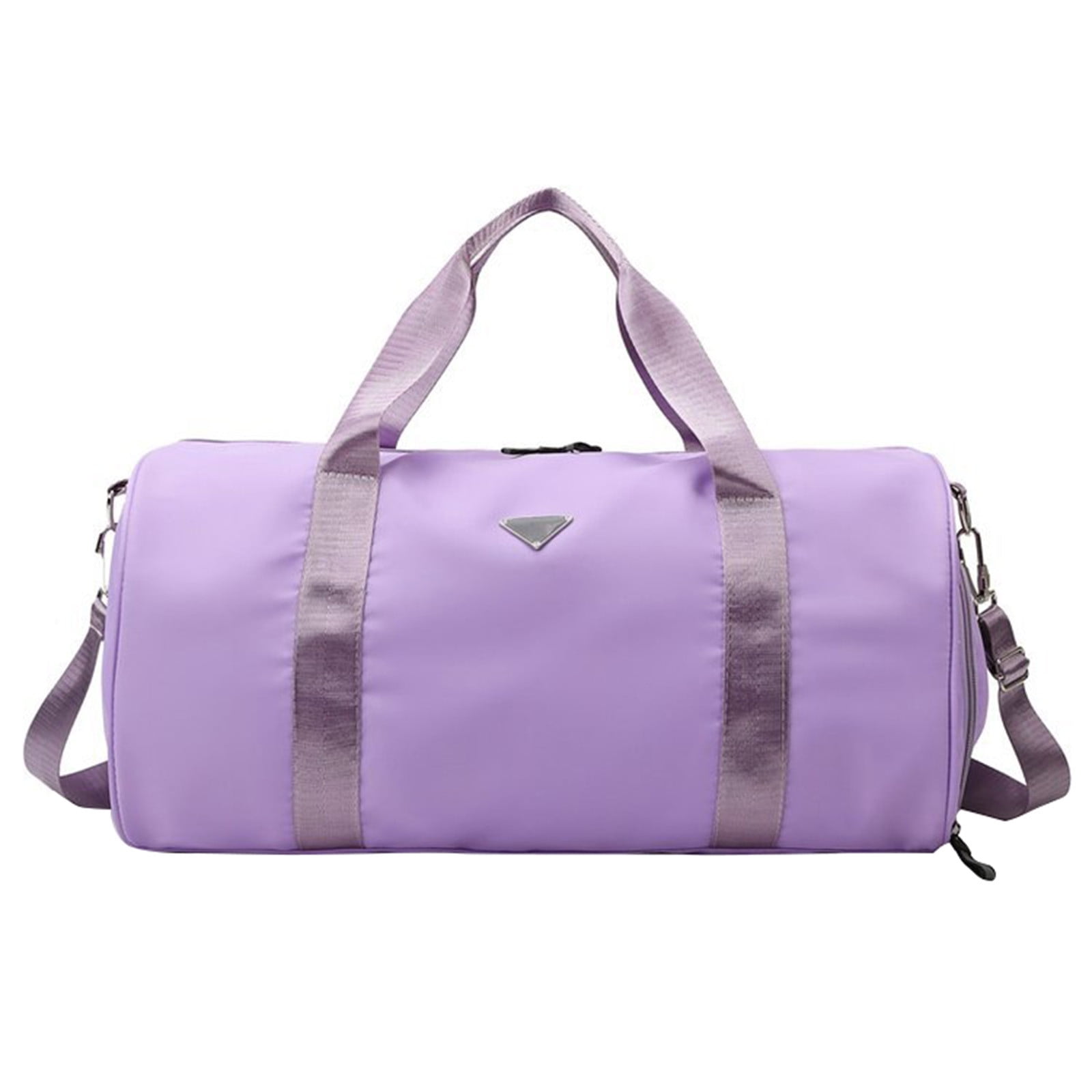 Back to School Savings ESULOMP Gym Bag for Women and Men Small Duffel Bag for Sports Gyms and Weekends Getaways Dufflebag with Shoe and Wet Clothes Compartments Purple Walmart
