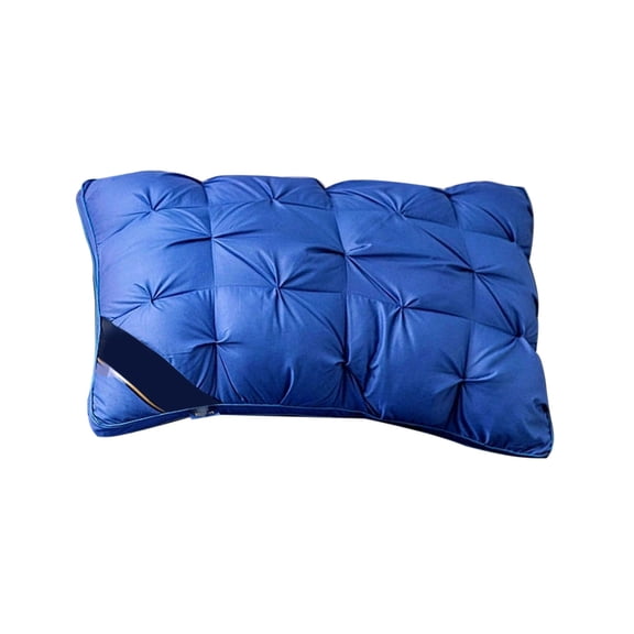 PRETXORVE Twisted Down Pillow WashableBedding Size Bed Pillow White Cool Hotel Quality Corner Propped Pillow for Back Flat Or Side Sleeping