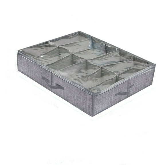 Summer Savings! PRETXORVE Under Bed Shoe Storage Bag Storage Box Under Bed Drawer Storage Box Non-Woven Material Space Saving Foldable Design