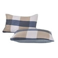 thumbnail image 1 of PRETXORVE Washed Cotton Pillowcase Easy Solid Color Pillowcase Pillowcase a Pair of 29.13x18.89In Household Bedding, 1 of 7