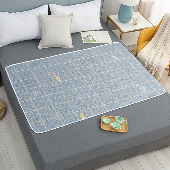 PRETXORVE Waterproof and Washable Large Bed Pad for Elderly Care incontinence Protection and Menstrual Use with Ultrasonical Quilting