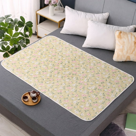 PRETXORVE Waterproof and Washable Large Bed Pad for Elderly Care incontinence Protection and Menstrual Use with Ultrasonical Quilting