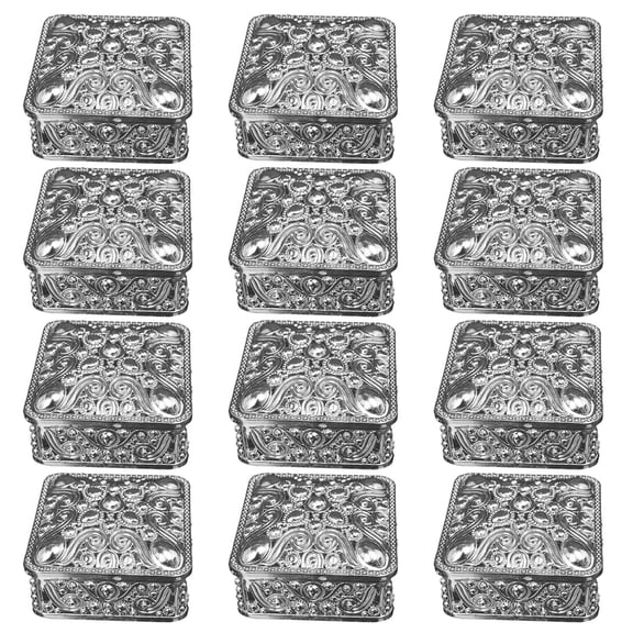 PRETXORVE Wedding Party Gift Boxes Plastic Hollow Wedding Candy Storage Box For Wedding