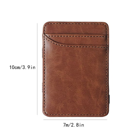 PRETXORVE Women'S Wallet Leather Wallet Wallet Small Cash Clip Double Fold Clip Credit Card Clip