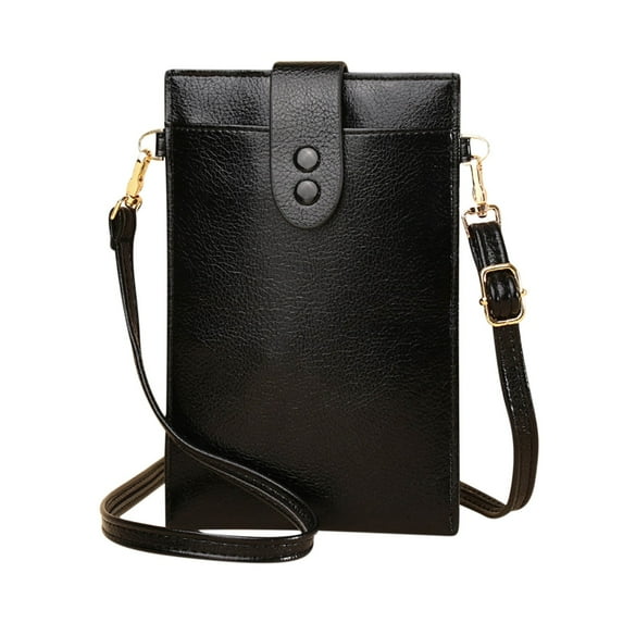 PRETXORVE Women Simply Fashion Bags, Mini Leather Mobile Phone Crossbody Bags Mobile Phone Bag Shoulder Handbag Wallet With Credit Card Slots
