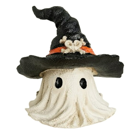 PRETXORVE Halloween Decorations, Fall Decor for Home, Halloween Ghost Small Statue Decoration for Halloween Decorating Porches and Indoor Spooky Home Decor